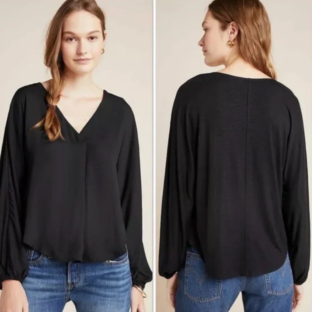 Anthropologie Dolan Black Top